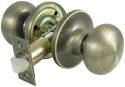 Antique Brass TF Passage Door Lockset Knob Handle