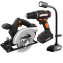 Rockwell Power Share 20-Volt  3-Power Tool Combo Kit With Soft Case 