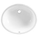 White Ovalyn™ Medium Under Counter Sink