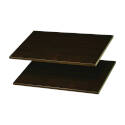 14-Inch 23-7/8-Inch Wood 100-Lb Weight Capacity Adjustable Shelf   