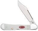 SparXX Standard Jig White Synthetic Mini CopperLock Folding Knife