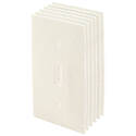White Plasic Foam Electric Switch Sealer - 6-Pack