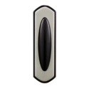 Black Wireless Push-Button Doorbell