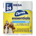 Essentials Soft Toilet Paper, 6 Rolls
