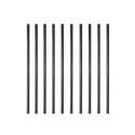 26 x 3/4-Inch Black Galvanized Steel Round Tubing Baluster 10-Pack