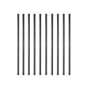 32 x 3/4-Inch Black Galvanized Steel Round Tubing Baluster 10-Pack