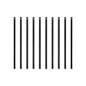 32 x 1-Inch Black Galvanized Steel Baluster 10-Pack