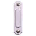 Hammered White Finish Wired Push Button Doorbell