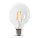 Enhance® Filament 40-Watt Equivalent G25 E26-Medium Bright White Dimmable LED Light Bulb, 3-Pack