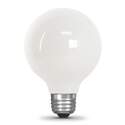 Enhance® Filament 40-Watt Equivalent G25 E26-Medium Bright White Dimmable LED Light Bulb, 3-Pack