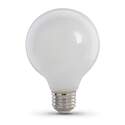 Enhance® Frost Glass Filament 60-Watt Equivalent G25 E26-Medium Bright White Dimmable LED Light Bulb, 3-Pack