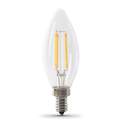 Enhance® Filament 40-Watt Equivalent B11 E12-Candelabra Soft White Dimmable LED Light Bulb, 6-Pack