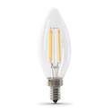 Enhance® Filament 40-Watt Equivalent B10 E12-Candelabra Daylight Dimmable LED Light Bulb, 6-Pack
