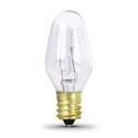 7-Watt C7 E12-Candelabra Soft White Dimmable Night Light Incandescent Bulb, 4-Pack