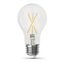 Enhance® Filament 40-Watt Equivalent A19 E26-Medium Daylight Dimmable LED Light Bulb, 4-Pack