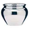 4-1/2-Inch Silver Jardiniere Vase