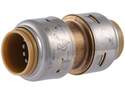 1/2-Inch X 1/2-Inch, 250 PSI, Brass Push Fit Coupling