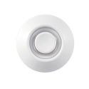 White Metal Wired Lighted Push Button