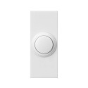 White Wireless Doorbell Button