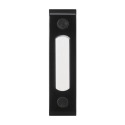 Black Lighted Wired Doorbell Button
