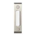 Satin Nickel Lighted Wired Doorbell Button