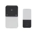 Kinetic Black And White Plastic Door Chime