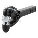 2-Inch Shank receiver-Mount Ball And Pintle Hitch With 2-5/16-Inch Ball