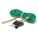 4-Way Flat Connector Plug With 48-Inch Wires, Trailer Side