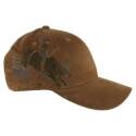 Brown Embroidered Bull Rider Cap