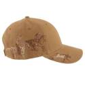 Wheat Embroidered Team Roping Cap