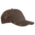 Brown Embroidered Moose Cap