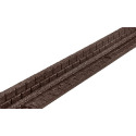 48-Inch Brown Rubber Brickface Landscape Edging