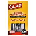 Assorted Clear Cutlery, 150-Piece Party Pack
