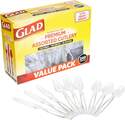 Assorted Clear, Disposable Cutlery, 250-Piece Value-Pack