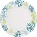 10-Inch Round Blue Hydrangea Paper Plate