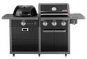 Coleman, Revolution Dual Fuel 3-Burner And Charcoal Kettle Grill