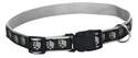 18 To 26-Inch, Black, Two Tone Pawprint Collar