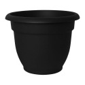 16-Inch Ariana Black Self-Watering Planter