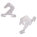 Clear Wall Mount Ceiling Track Hook