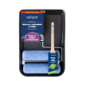 Walls, Ceiling And Trim, Knit Paint Roller and Brush, 6-Piece Kit