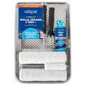 Walls, Ceiling And Trim, Knit Paint Roller and Brush, 8-Piece Kit