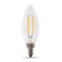 Filament 75-Watt Equivalent B10 E12-Candelabra Daylight Dimmable LED Light Bulb, 2-Pack
