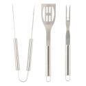 3-Piece Stainless Steel BBQ Tool Set