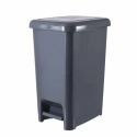 60-Liter Onyx Gray Slim Pedal Trash Can