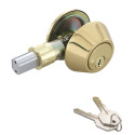Single Cylinder Polished Brass Mobile Home Deadbolt