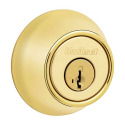 Polished Brass 1-Cylinder Traditional Deadbolt