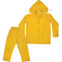 2x-Large Yellow Medium Weight Polyester 3-Piece Rain Suit