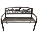 Wild Horse Running Metal Bench