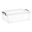 10-Quart Clear Plastic Storage Container With Lid