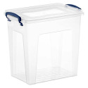 7-Quart Clear Plastic Deep Storage Container